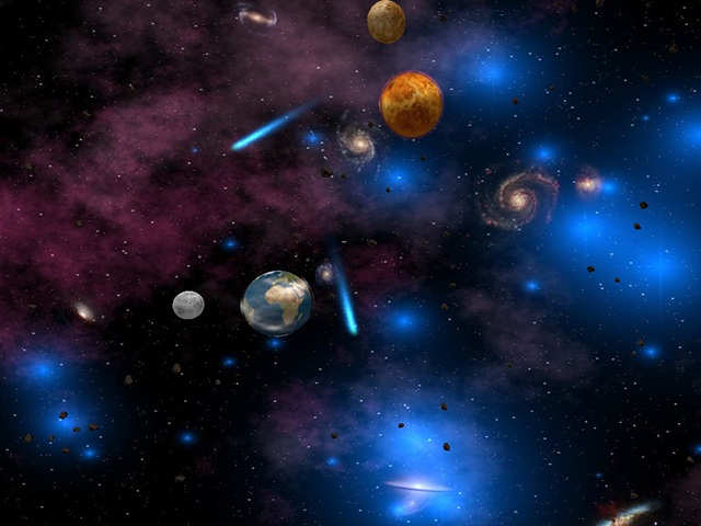 Click to view Space Screensaver 1.2 screenshot